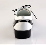 Taurus Black & white Lace Up