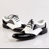 Taurus Black & white Lace Up