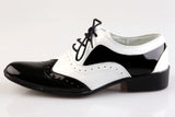 Taurus Black & white Lace Up