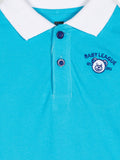 612 League Solid Baby Boy's Flap Collar Neck T-Shirt