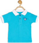 612 League Solid Baby Boy's Flap Collar Neck T-Shirt