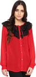 Besiva Women's Solid Formal Shirt