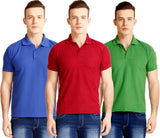 Nimya Solid Men's Polo Neck T-Shirt