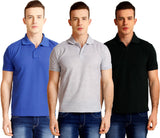 Nimya Solid Men's Polo Neck T-Shirt