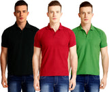 Nimya Solid Men's Polo Neck T-Shirt