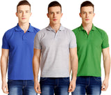 Nimya Solid Men's Polo Neck T-Shirt