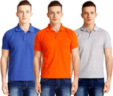 Nimya Solid Men's Polo Neck T-Shirt