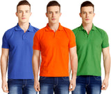 Nimya Solid Men's Polo Neck T-Shirt
