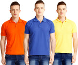 Nimya Solid Men's Polo Neck T-Shirt