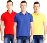 Nimya Solid Men's Polo Neck T-Shirt