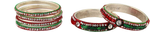 Aayat Brass Zircon Bangle Set