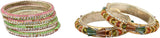 Aayat Brass Zircon Bangle Set