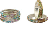 Aayat Brass Zircon Bangle Set