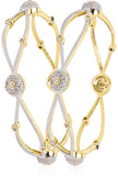 Jewels Galaxy Alloy Bangle Set