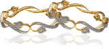 Jewels Galaxy Alloy Bangle Set