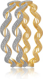 Jewels Galaxy Alloy Bangle Set