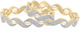 Jewels Galaxy Alloy Bangle Set