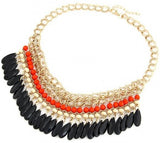 Zaicus Bohemian Tassels Drop Vintage Choker Alloy Necklace