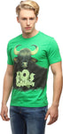 Wolfpack Printed Men's Round Neck T-Shirt