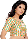 Sareeshop Silk Checkered Blouse Material
