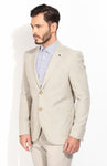 Blackberrys Self Design Single Breasted Formal Men's Blazer