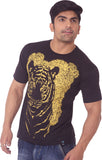 One For Blue Printed Men's Round Neck T-Shirt
