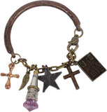 Muchmore Alloy Copper Charm Bracelet