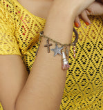 Muchmore Alloy Copper Charm Bracelet