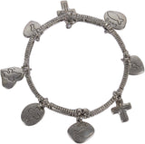 Muchmore Alloy Sterling Silver Charm Bracelet