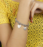 Muchmore Alloy Sterling Silver Charm Bracelet