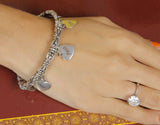 Muchmore Alloy Sterling Silver Charm Bracelet