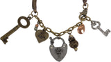 Muchmore Copper Copper Charm Bracelet