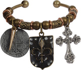 Muchmore Alloy Copper Charm Bracelet