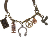 Muchmore Alloy Copper Charm Bracelet