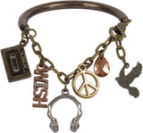 Muchmore Alloy Copper Charm Bracelet