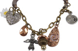 Muchmore Alloy Copper Charm Bracelet