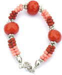 Beadworks Acrylic, Alloy Bracelet