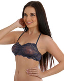 Clovia Non Wired Bra In Ash Gray Women's Full Coverage Bra