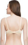 Clovia Cotton Non Padded Non Wired In Nude Women's Full Coverage Bra