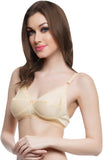 Clovia Cotton Non Padded Non Wired In Nude Women's Full Coverage Bra