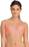 Clovia Clovia Cotton Lycra Nursing Bra In Pink With Embroidered Lace Women's Maternity Bra