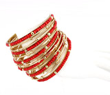 Chickraft Alloy, Metal, Glass Bangle
