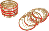 Chickraft Alloy, Metal, Glass Bangle