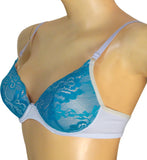 Younky Blue Women's Full Coverage Bra