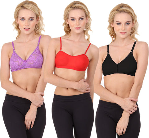 Urbaano Bridal Bra Pack Women's Full Coverage Bra
