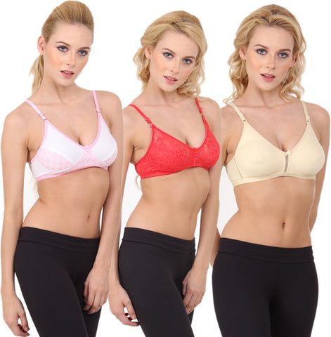 Urbaano Bridal Bra Pack Women's Full Coverage Bra