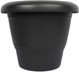 Easy Gardening 14 Inch Black Plant Container Set