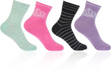 Bonjour Ladies Socks Women's Self Design, Striped Ankle Length Socks