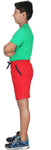 Broche Printed Boy's Sports Shorts