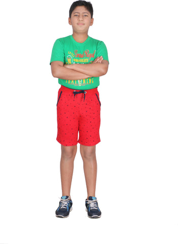 Broche Printed Boy's Sports Shorts